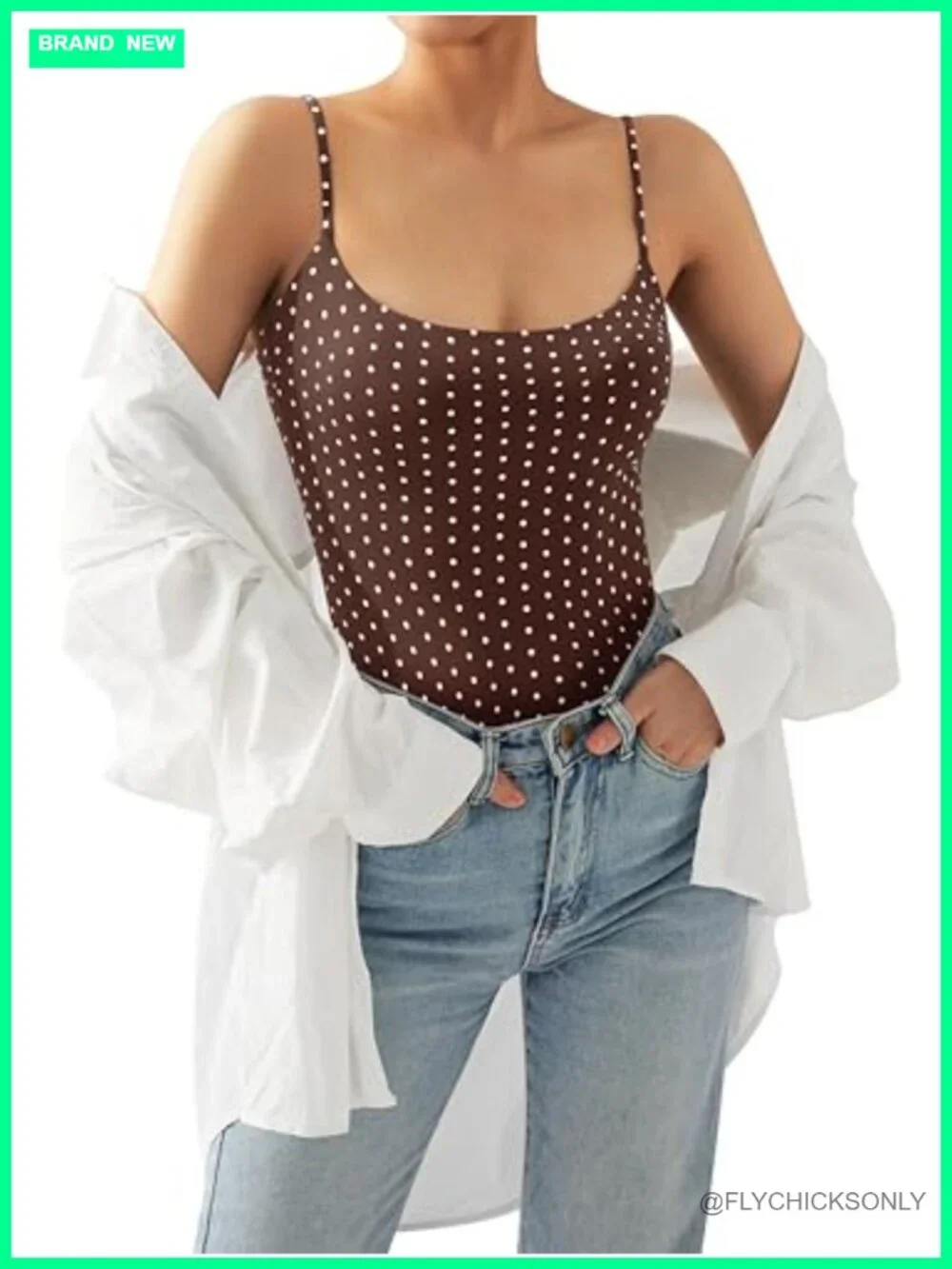 Women's Square Neck Backless Thong Bodysuit Sleeveless Cami Club Top